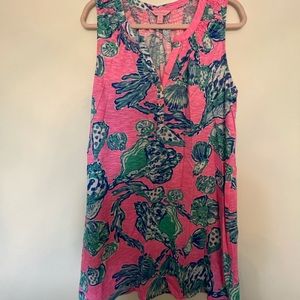 Lilly Pulitzer Essie Dress barefoot princess print
